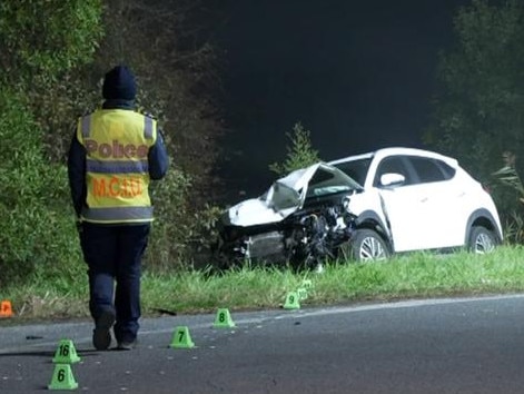 A mother has been killed in a car crash on Mother's Day in Victoria. Picture: 7News