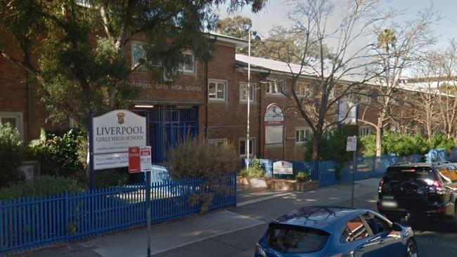 Liverpool Girls High School is set to merge with Liverpool Boys High School. Picture: Google