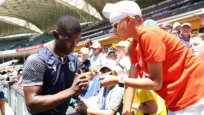 He was very popular with the Adelaide crowd. Picture: Paul Kane/Getty Images