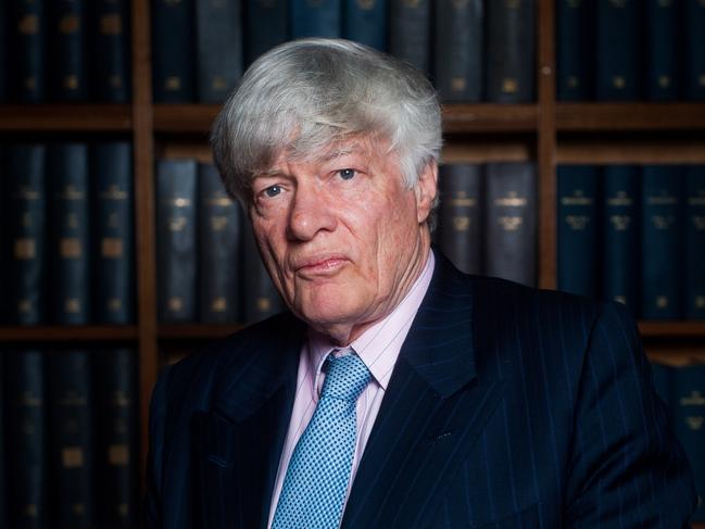 EMBARGO FOR TWAM 28 MARCH 2020 FEE APPLIES Photo by Roger Askew/Shutterstock (4466398d) Human rights barrister Geoffrey Robertson Human rights barrister Geoffrey Robertson QC speaks at the Oxford Union, Oxon, Britain - 25 Feb 2015