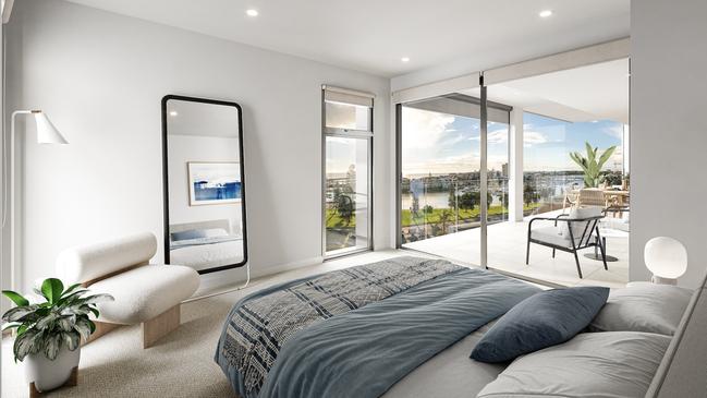 Inside the 'North Shore' Glenelg apartment tower. Picture: Barrio Developments