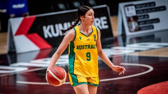 Monique Bobongie in action. Picture: Basketball Queensland