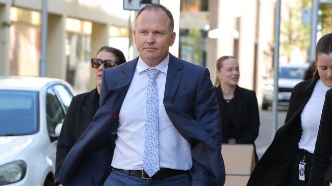 State prosecutor Brett Tooker told the court that when premiums had to be paid and money started coming out of Mr Rebelo’s account, he had to act. Picture: NewsWire/Philip Gostelow