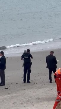 Mystery as body found on popular beach