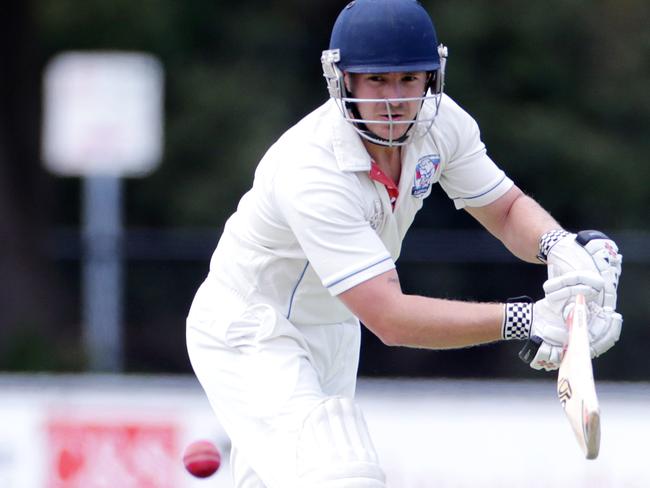 Mornington's Ben Clements blasted 156 on Saturday — his third century of the season. Picture: Sarah Matray