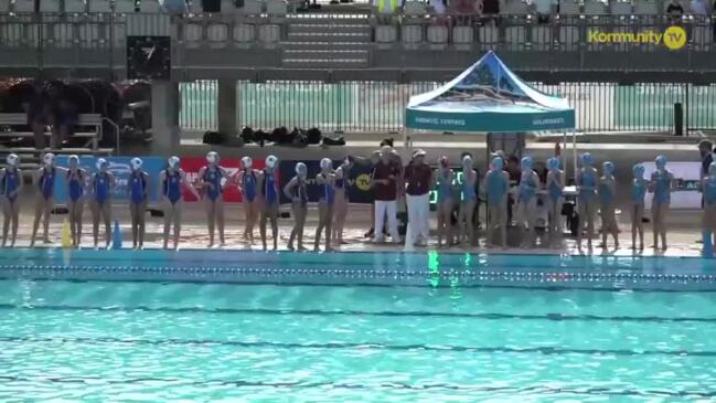 Replay: Water Polo Queensland State Titles - BGGS v All Hallows White (12&U Girls White Gold medal playoff)