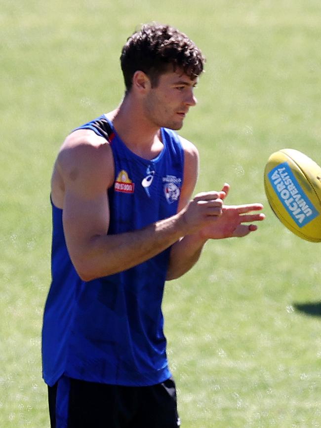 Josh Dunkley is an easy pick in the forward line. Picture: Michael Klein