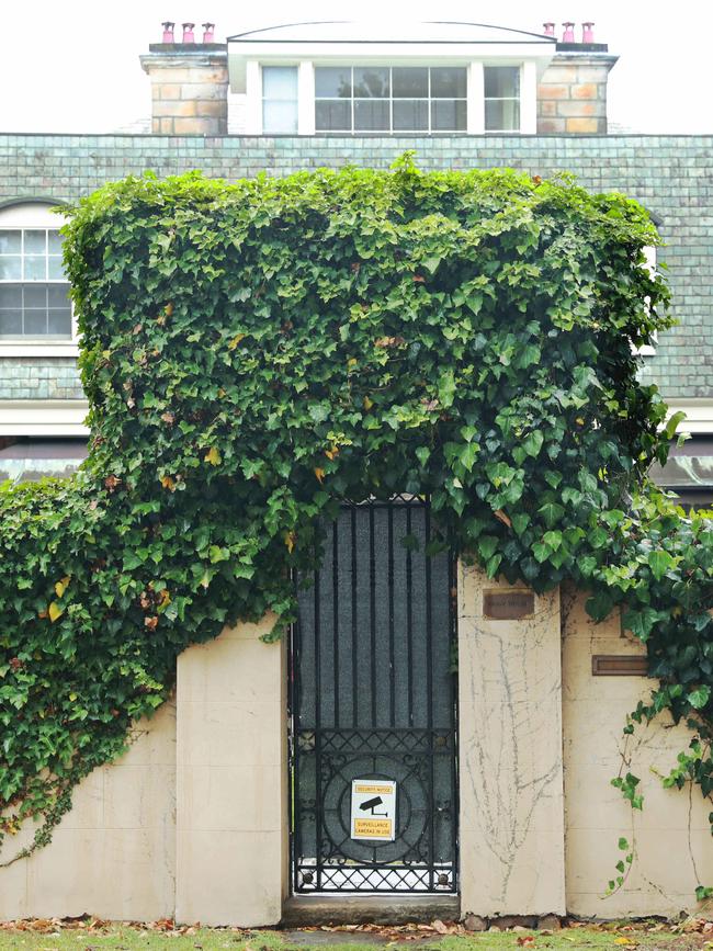 The entrance to Obeid’s home. Picture: John Feder