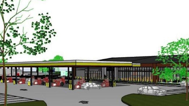 Plans have been lodged for a new service centre at New Italy.