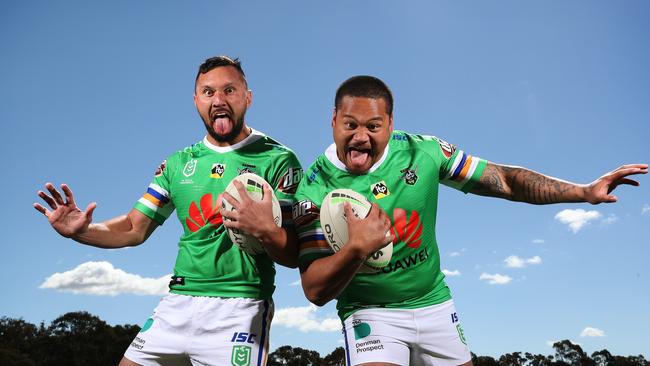 How big an impact will be felt with the loss of attacking weapons Jordan Rapana and Joey Leilua? Picture: Brett Costello