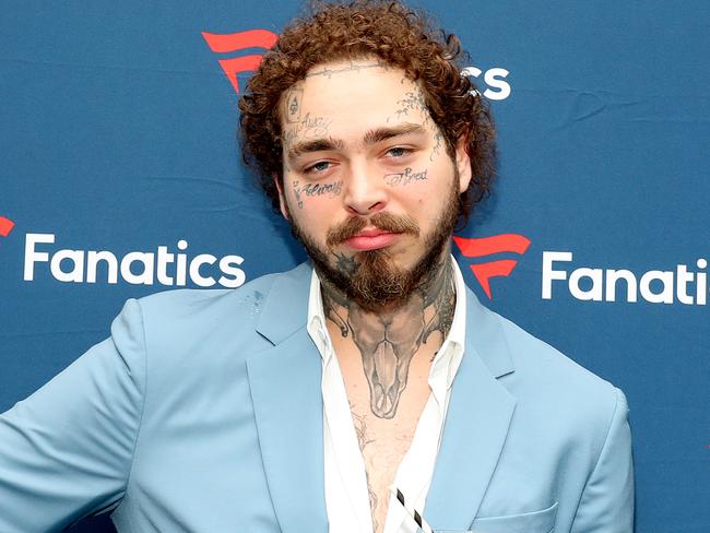 Post Malone attends a Super Bowl Party at Loews Miami Beach Hotel. Picture: Tasos Katopodis/Getty Images for Fanatics