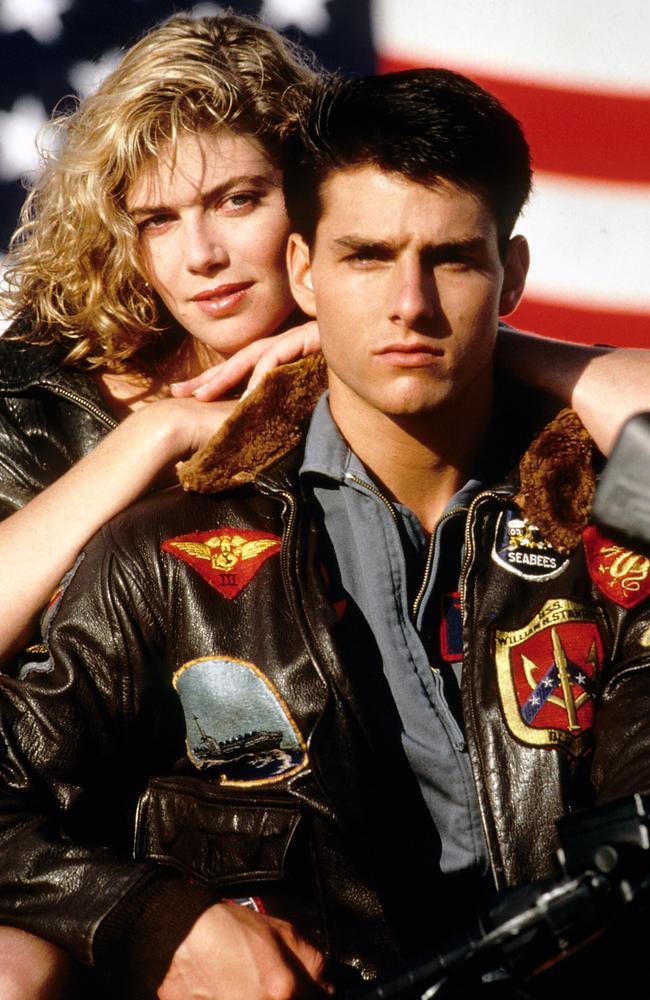 Kelly McGillis as Charlie and Tom Cruise as Maverick in Top Gun ... while the original movie did much to lift Cruise into a new strata of stardom, McGillis’s career foundered in its wake. Picture: WENN.com