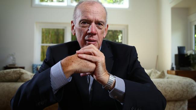 Mike Willesee ahead of the release of his book, Memoirs by Mike Willesee, in 2017. Picture: Britta Campion / The Australian