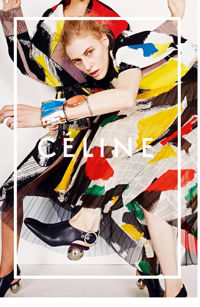 Australian model Julia Nobis for Celine