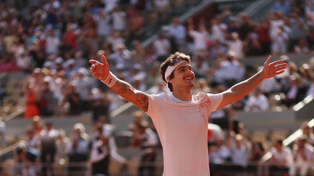 The qualifier got it done. (Photo by Julian Finney/Getty Images)