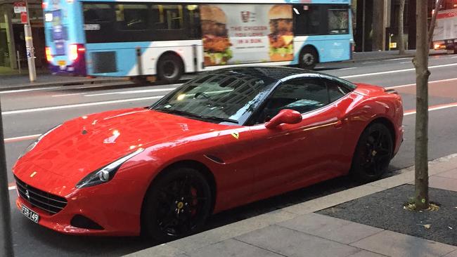 Zipped into the CBD for some early morning TV, feeling and parking like a rock star ... Pic: Melissa Hoyer