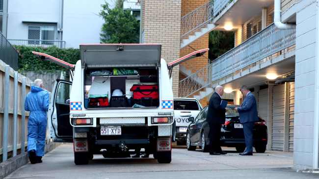 Police found the Honda Jazz, which was allegedly seen driving from Ms Sleeman's home, at an apartment complex in Brisbane on Thursday. Picture: David Clark