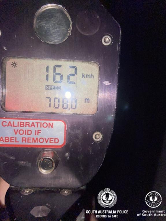 A P-plater lost his licence after being caught speeding on the Augusta Highway. Picture: SAPOL