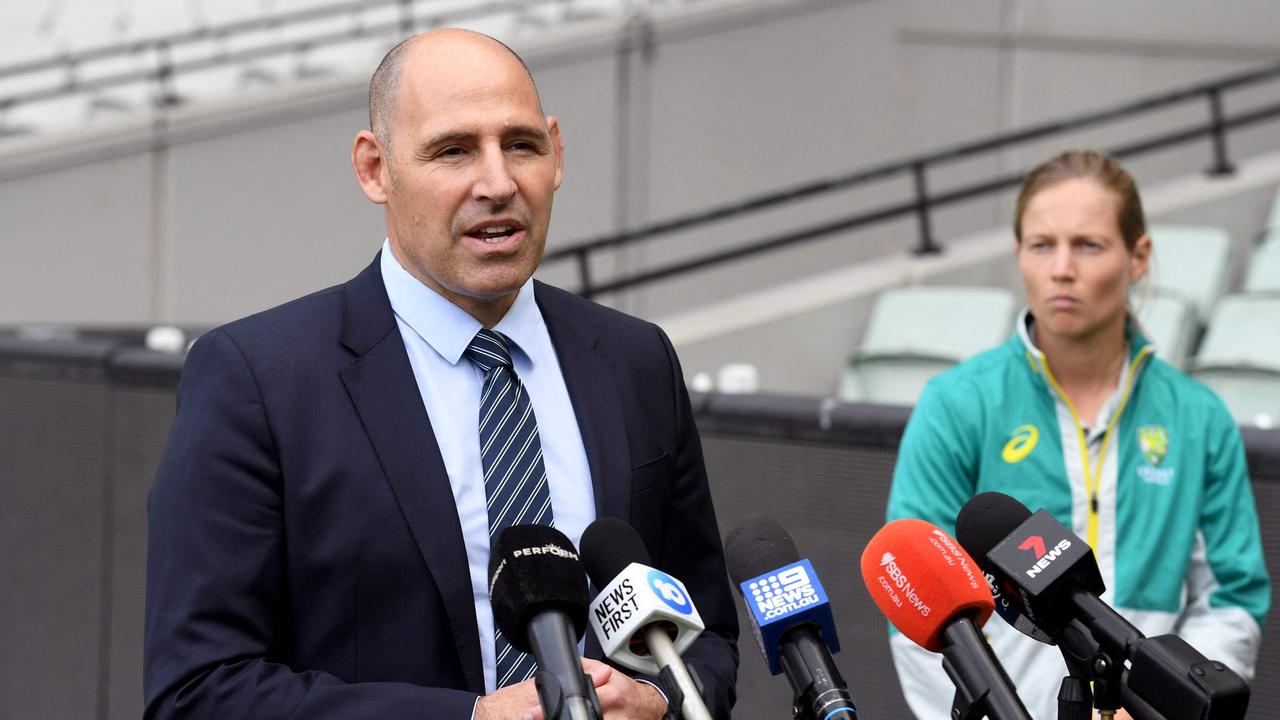 Cricket Australia CEO Nick Hockley. (Photo by William WEST / AFP)