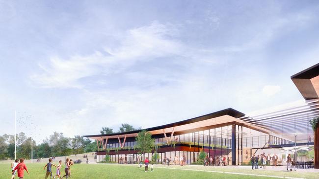 Adelaide Football Club artist impressions of proposed Aquatic Centre in North Adelaide. SUPPLIED