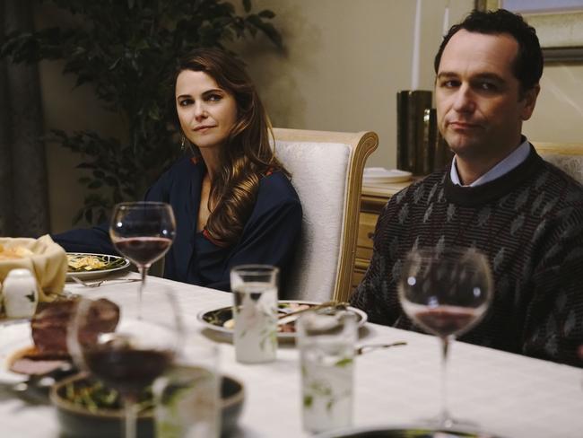 Keri Russell and Matthew Rhys starred as Russian spies in the critically acclaimed TV series, The Americans. Picture: Supplied