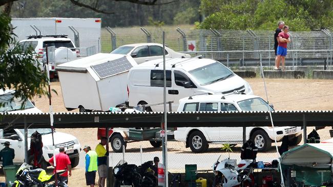 A man died from a suspected medical episode at Lakeside Park Queensland Raceway on Thursday. Picture: Liam Kidston.