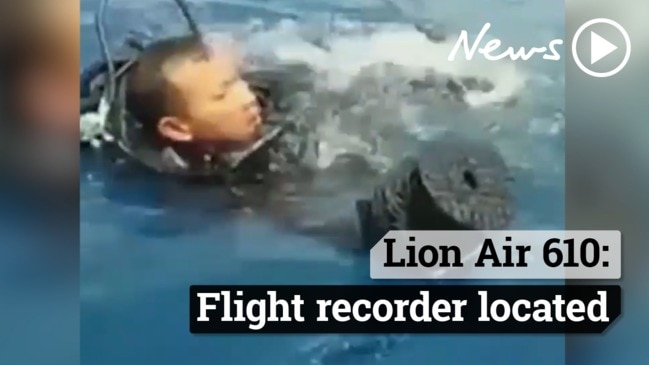 The flight recorder from crashed Lion Air jet 610 has been found