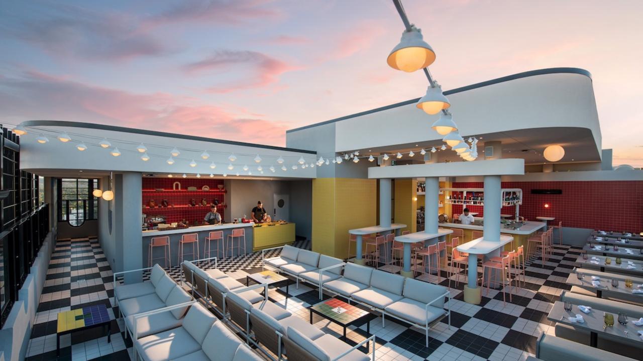 Artist impression of Hotel Indigo’s Merrymaker rooftop bar.