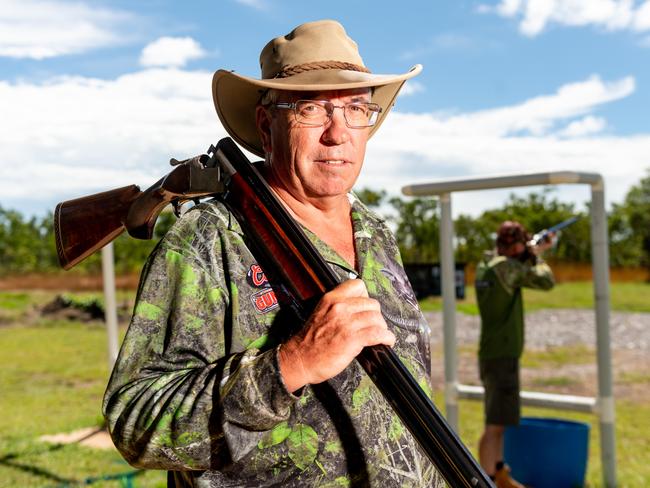 Bart Irwin is questioning why local shooters can't go to practice and competitions when it's a solitary, non-contact sport.Picture: Che Chorley