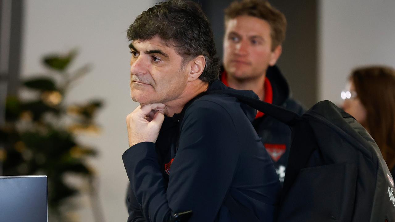 Adrian Dodoro has spoken about the Bombers’ trade period plans. Pictures: Getty Images