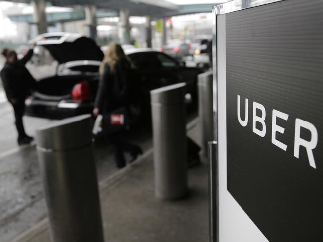 Ride-sharing firm Uber faces serious questions over a data breach last year and attempts to cover it up. Picture: AP Photo/Seth Wenig