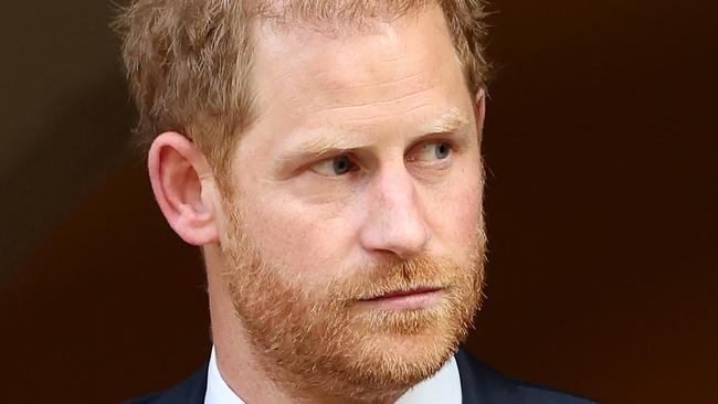 LONDON, ENGLAND - MAY 08: Prince Harry, The Duke of Sussex departs The Invictus Games Foundation 10th Anniversary Service at St Paul's Cathedral on May 08, 2024 in London, England. (Photo by Chris Jackson/Getty Images for Invictus Games Foundation)