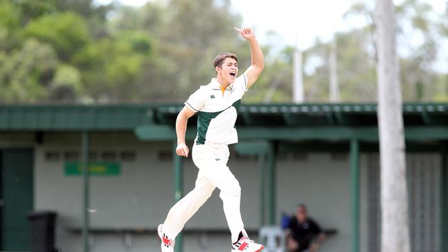 Cameron Bukowski is also a fine cricketer for Villanova College. Picture by Richard Gosling