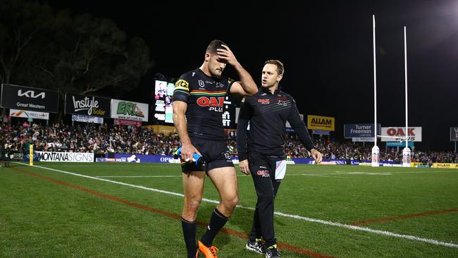 Nathan Cleary is in some doubt for State of Origin Game II. Picture: NRL Imagery.