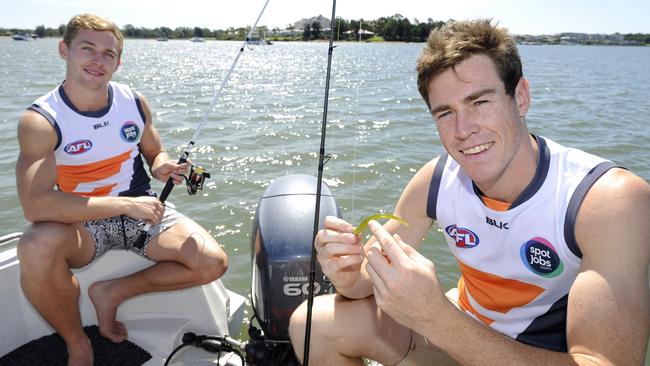 Jeremy Cameron was one of Devon Smith’s best mates at the Giants. Picture: Craig Wilson