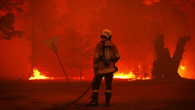 Scary scenes at Balmoral. Picture: Sam Ruttyn