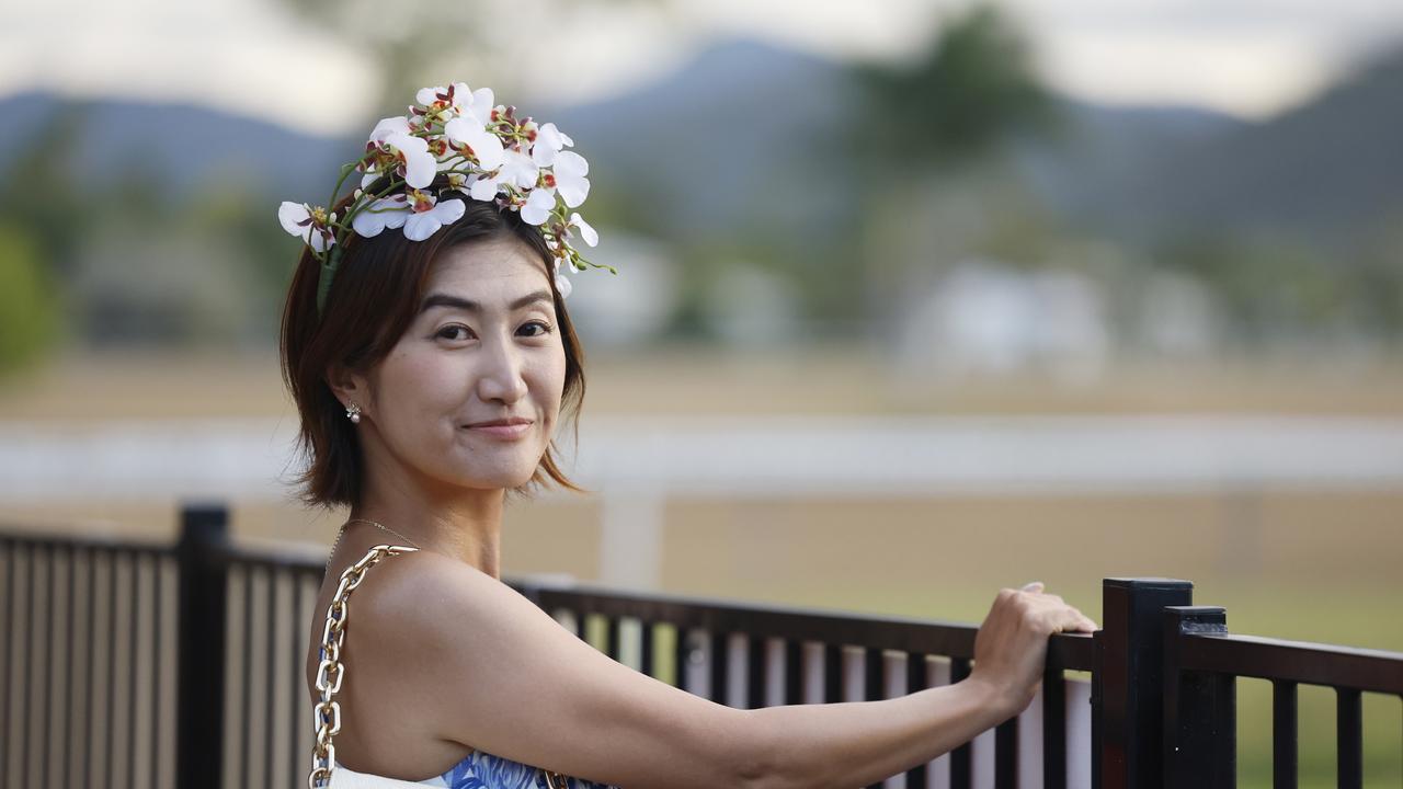 Sayaka Ueda at the Gordonvale Cup, held at the Gordonvale Turf Club. Picture: Brendan Radke