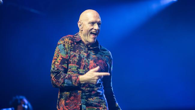 Midnight Oil singer Peter Garrett performing at Bluesfest 2022. Picture: Natalie Grono