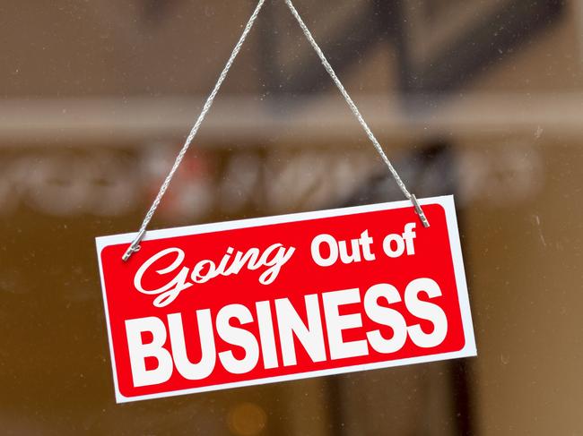 Going out of business stock image / file photo / picture.