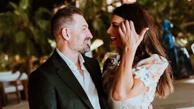 Stephanie Rice is engaged to her fiance Mark Lassey. Picture : Instagram