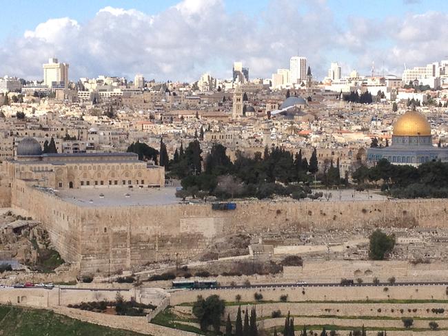 The disputed Jerusalem, a melting pot of religions and cultures for 3000 years, that President Donald Trump is now declaring as the capital of Israel. Picture: Charles Miranda