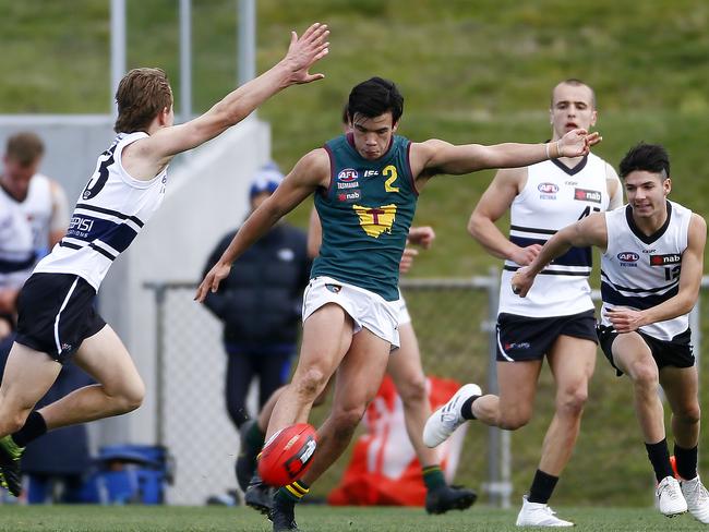 After some early wins, the Tasmania Devils lost their last eight games of the season to finsih second last. Picture: MATT THOMPSON