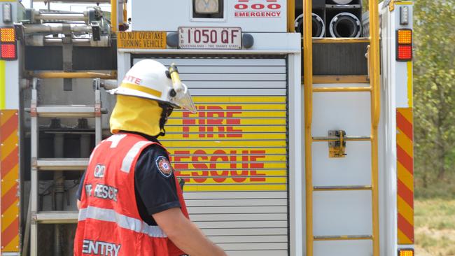 Queensland Fire and Emergency Services are dealing with a gas leak at Gracemere.