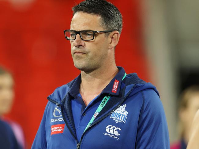 North Melbourne has parted ways with senior assistant Jade Rawlings. Picture: Michael Klein