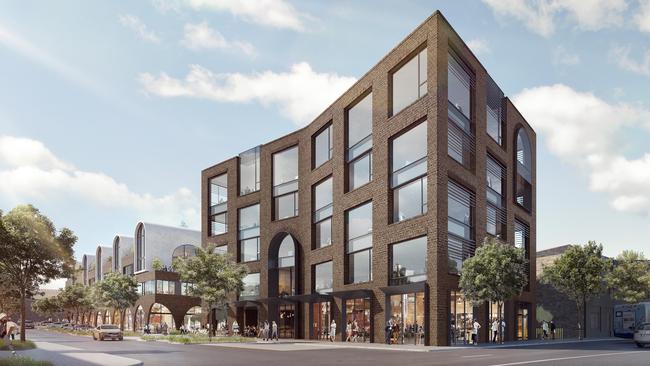 An artist impression of the newly-approved “Rich Street Hub” at 1 to 9 Rich St Marrickville.