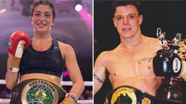 Jasmine Parr, 18 fought at the Australian Boxing Championships and won after fighting eight rounds with a knockdown in round six. Her father John Wayne Parr won the same championship in 2001, becoming the first father daughter Australian champions in Australian boxing history.