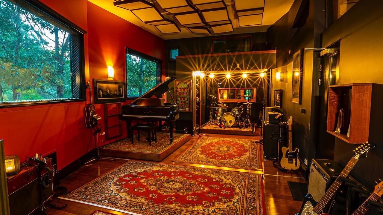 Former Powderfinger guitarist Ian Haug lives in Camp Mountain, where he runs his own recording studio. Picture: Instagram