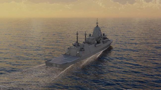 Nine ships are scheduled to be built at Osborne, but BAE Systems Australia expects the vessels to be different variants as technology evolves. Supplied: BAE Systems Australia