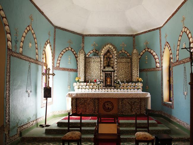 Sacred Heart Church, in Beagle Bay. Picture: Tourism Western Australia