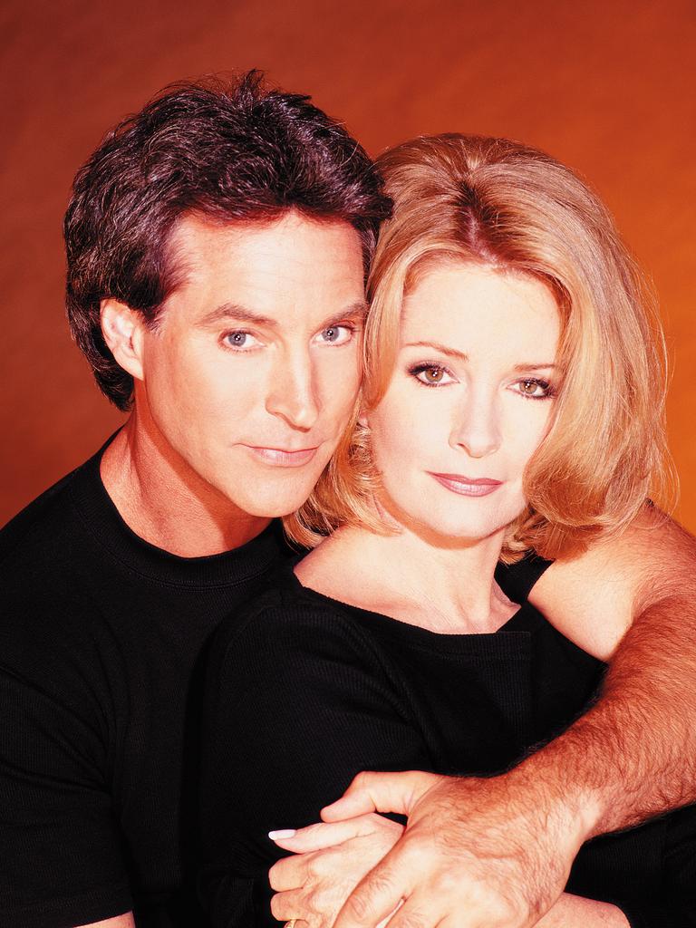 Hogestyn and co-star Deidre Hall became on the most iconic soap couples on TV. Picture: Getty Images